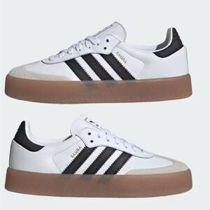 Adidas Women's Samba Sneakers White 6.5 NWT IN BOX
